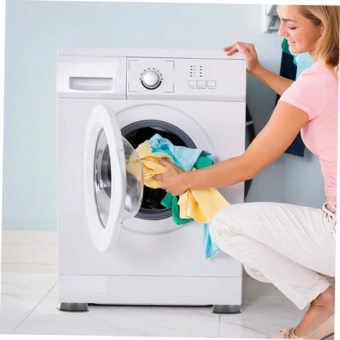 Anti Slip Washing Machine Foot Pads 8 Pack Shockproof Heightening Mats for Vibration Control under washing machine