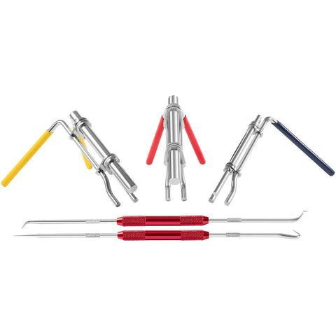 Upgraded 5 Piece Hydraulic Cylinder Seal Installation Tool Kit With Twistor Seal Installers In Small Medium And Large Sizes