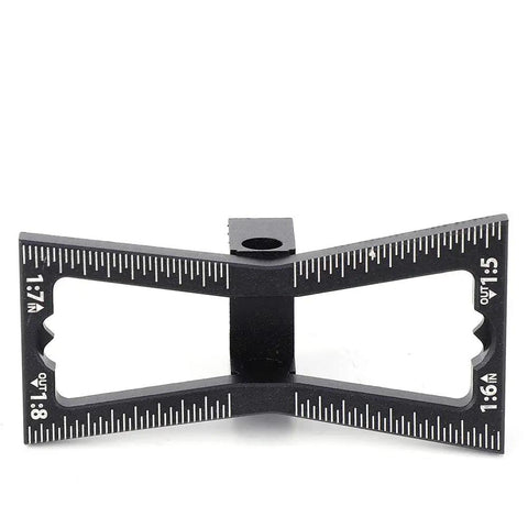 Premium Aluminum Dovetail Marker Jig Delivers Knockout Precision For Hardwood Softwood And Cork DIY wood joinery scribing gauge angle tool