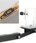 Detail of Heavy Duty Aluminum Router Base And Milling Table Insert showing attachment mechanism for precision cabinet work.