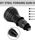 Cordless Rivet Gun Adapter Kit Converts Drill To Rivet Nut Tool, alloy steel forging head, black, durable design