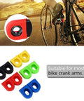 MTB Crank Arm Boots Silicone Sleeve Protectors Pack Of Two Durable Soft Cover assorted colors for bike crank protection.