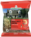 Bag of Natural Grub And Insect Control For Lawns That Kills And Repels Over 10 Lawn Pests With House In Background