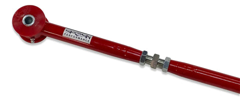 Adjustable Rear Panhard Track Bar With Polyurethane Bushings For 2009-2022 Dodge Ram 1500 Trucks Red Centers Rear Axle After Lift Or Lower Clears Bigger Tires 100 Percent Bolt In Install Beefed Up Heavy Duty Steel red steel rod with threaded adjuster