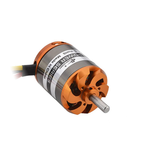D3548 790KV Brushless RC Motor for drones and planes, 35x48mm, with orange casing and smooth power features