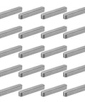 20 round-ended feather keys, 50x8x7 mm, carbon steel drive shaft keyway stock.