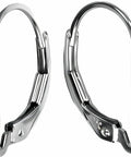 Interchangeable Leverback Earring Findings, 3 Pairs of Sterling Silver 925, Closed Loop Ear Wires for DIY Jewelry Making, Made in USA, Tarnish Resistant, Pro Grade Quality