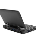 Tough As Nails Rugged 6 Inch Industrial Laptop With N4120 Quad Core Processor RS232 Serial Port Gorilla Glass 4 Screen, rear view with ports