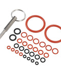 Legit 30 Piece Silicone Seal Ring Kit For Coffee Machine Repair And Espresso Work Includes Free Gasket Tool To Stop Leaks Fast Fits Home Barista Gear Commercial Brew Systems Ensures Watertight Performance So You Get That Smooth Cup Each Day. silicone seal rings and gasket tool