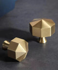 Solid Brass Knobs Set In Brushed Gold Finish For Cabinets Dressers And Drawers Contemporary Euro Style Drawer Handles