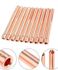Premium Copper Collet Body Set For TIG Torch WP17 WP18 WP26 Welding Gear, 5 Pack Assorted Sizes 1.0mm To 3.2mm heavy duty conductive parts.