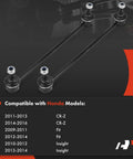 Two Pack Front Sway Bar Links For Honda Fit 2009 To 2014 Insight 2010 To 2014 CR Z 2011 To 2016 Stabilizer Bar End Links
