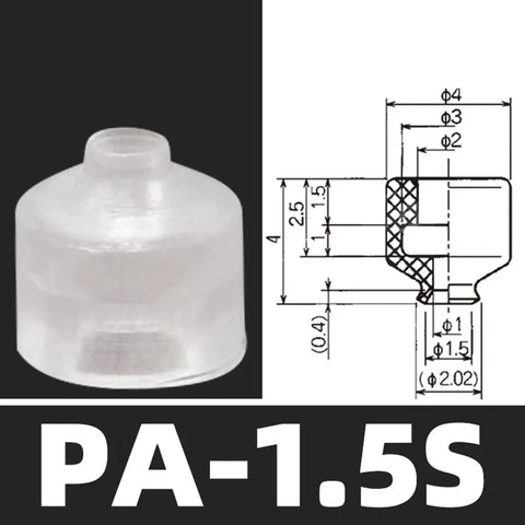 PA PFG Series Industrial Pneumatic Suction Cup Manipulator Accessory Rubber Chuck Gripper For Vacuum Lifting Automation With Pa 35s Design And Reliable Performance transparent rubber suction cup with dimensions for vacuum applications.