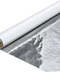 Heavy Duty Radiant Barrier Reflective Attic Insulation Roll White Silver Vapor Barrier Crawlspace Wrap Killer Heat Block Non Perforated 4 X 1000 Feet visible in a rolled position.