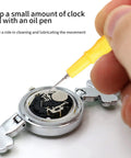 Watch Oiler Kit For Precision Lubrication 4 Piece Oil Pen Set used on watch movement