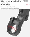 Close-up of universal aluminum bicycle brake lever fit for 2.2cm handlebars, showing lightweight ergonomic design for MTB and BMX.