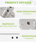3mm Rigid Flange Coupling Connector Set For DIY RC Models, Rock Solid Steel Shaft Coupler details with mini hex wrench