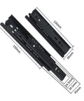 Heavy Duty Side Mounted Ball Bearing Drawer Slides Full Extension Telescopic Cabinet Runners Built Tough And Roll Smooth As Butter Quiet Steel Hardware Two Pack, dimensions 150mm x 45mm.