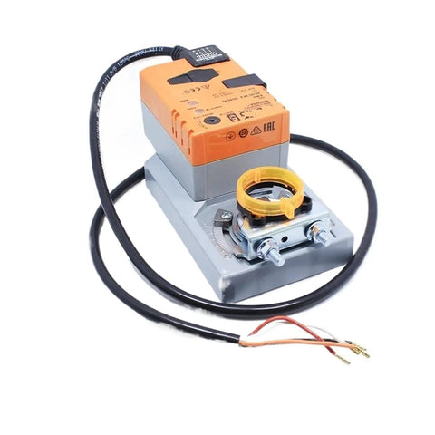Built Different Damper Actuator And Valve Controller Boasting 8 Nm Torque Ac Dc 24v Power Plug for industrial airflow management.
