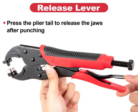 Heavy Duty Snap Fastener Tool With Adjustable Plier And 3 Dies 40 Sets 15mm Buttons for DIY buckle repair shown in use