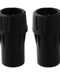 Heavy Duty Dwv9000 Quick Connector 1-1/4 Inch Adapter for Dust Collection Systems, black ABS plastic, 2 pack