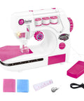 Kids Sewing Machine Toy With Realistic Pedal And Needle Threading For Needlework Practice Battery Operated Mini Sewing Machine