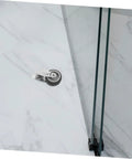 Heavy Duty Sliding Barn Door Hardware Guide Roller With Anti Sag Bottom Support Wheel Screws Included Easy Install No Fuss 3.42X1.85X1.29In For Ultra Smooth Operation installed on floor