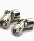 Heavy Duty Metal Cardan Joint Shaft Coupler For RC Boat And Car Motor Connectors Universal Gimbal Connector, close-up view.