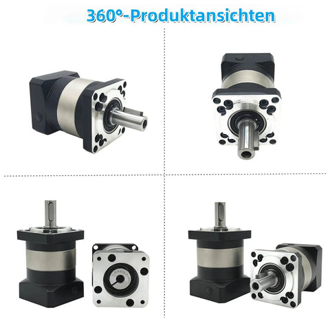 Planetary Gearbox Gear Reducer 20 To 1 Ratio High Precision Backlash Under 12 Arc-Min 4000 RPM for CNC Lathe and Router