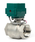 Heavy Duty Motorized Ball Valve 2 Inch Full Port 304 Stainless NSF Certified Electric Ball Valve 9 24V AC DC 2 Wire Auto Return