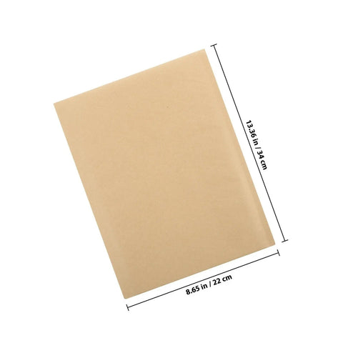 Khaki Padded Mailing Envelopes 22x34cm with dimensions, Kraft Paper Shipping Bags For Biz, Drop Resistant And Strong Adhesive