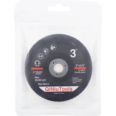 Three Inch Cutting Wheels For Metal And Stainless Steel Pro Grade Ultra Thin 0.055 Inch Flat Cut Off Discs 10mm Arbor