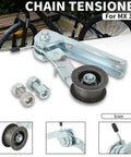 Keep Your MX 350 Dirt Pit Bike Iron Chugging Smooth With This Durable Chain Tensioner Kit That Comes Loaded With Guide Wheels And Pulley Rollers For Easy Install And Low Maintenance Gear That Really Does The Trick.