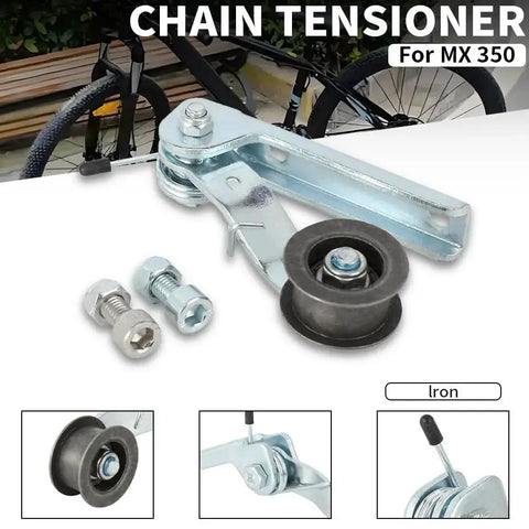 Keep Your MX 350 Dirt Pit Bike Iron Chugging Smooth With This Durable Chain Tensioner Kit That Comes Loaded With Guide Wheels And Pulley Rollers For Easy Install And Low Maintenance Gear That Really Does The Trick.