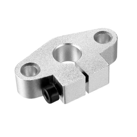 SHF10 Linear Motion Rail Clamping Rod Guide Support Kit For 10mm Shaft Diameter Aluminum Body Corrosion Resistant High Friction For Precise Smooth Movement Pro Grade DIY CNC 3D Printer And Robotic Projects silver aluminum shaft support