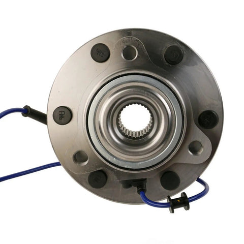 Close-up of Nissan Titan Front Wheel Bearing Hub Assembly With ABS 6 Lug Replacement For 2017 2018 2019 2020 2021 2022 2023 Front Left Or Right