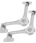Heavy Duty Soft Close Lift Hinges For Cabinet Doors AGFELO 2 Pack Zinc Alloy Adjustable Lid Stay Hardware shown in side view