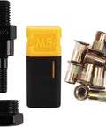 Rivet Nut Tool Mandrel M5 Kit With 10 Rivet Nuts For Auto DIY Projects, Beefy Carbon Steel Mandrel, Easy Replacement Parts