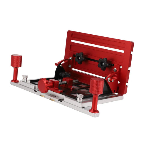Adjustable Woodworking Backer Clamp For Table Saw Heavy Duty Aluminum Back Plate Holder Surface Clamp For Pro Grade Board Work