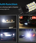 Multi-function 3157 3156 4114 DRL LED Bulbs Pack Of 2, 60-LED 3528-SMD Xenon White car lights usage example
