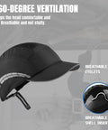 Lightweight Bump Cap With Breathable Baseball Cap Style For Head Protection On The Job For Men And Women Black Finish Featuring A Durable ABS Liner Seamless Comfort And All Day Airflow