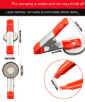 Magnetic Clip Holder For Kitchen And Office Heavy Duty Metal Clip With Strong Magnetic Base No Drill Mount Perfect For Hanging Papers Photos And Notes In Busy Homes And Workspaces, 10.5cm