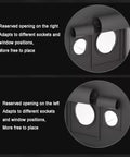 Openings for cable management on All In One 3D Printer Enclosure With LED Light Filament Dryer Fume Extractor And Ventilation