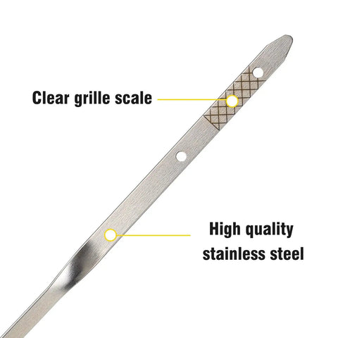 Dipstick Replacement For 2.0L EcoBoost Engines OEM CJ5Z-6750-A stainless steel with grille scale detail