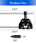 Belleone chain breaker tool for roller chains (#25–60); T-handle with spring, black clamp, steel pins