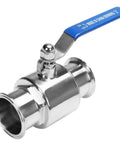 3 Inch Tri Clamp Clover Ball Valve Stainless Steel 304 PTFE Lined With 3 Inch Tube OD built tough for heavy duty fluid control