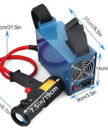 Heavy Duty Portable Induction Heater That Loosens Stiff Nuts Bolts And Bearings No Sweat With Dedicated Heating Coil Kit dimensions shown.