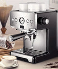Chill Barista Vibes Semi Automatic Espresso Machine With Integrated Steam Wand Brew Killer Lattes And Cappuccinos At Home Zero Stress Daily Grind 15 Bar Pressure hits the sweet spot every day on kitchen counter.
