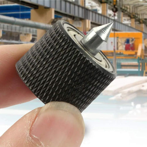 Professional Heavy Duty Solid Steel Live Center Cone For Mini Lathe Work, single unit with ball bearings gripping tightly.