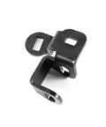 Direct Fit Transmission Linkage For Automatic Floor Shift Compatible With 1978 Through 1988 Monte Carlo El Camino Malibu Classic GM Muscle Cars Built From Durable Metal For Easy Bolt On Replacement Part To Restore Smooth Gear Shifts., black metal transmission linkage bracket with mounting holes